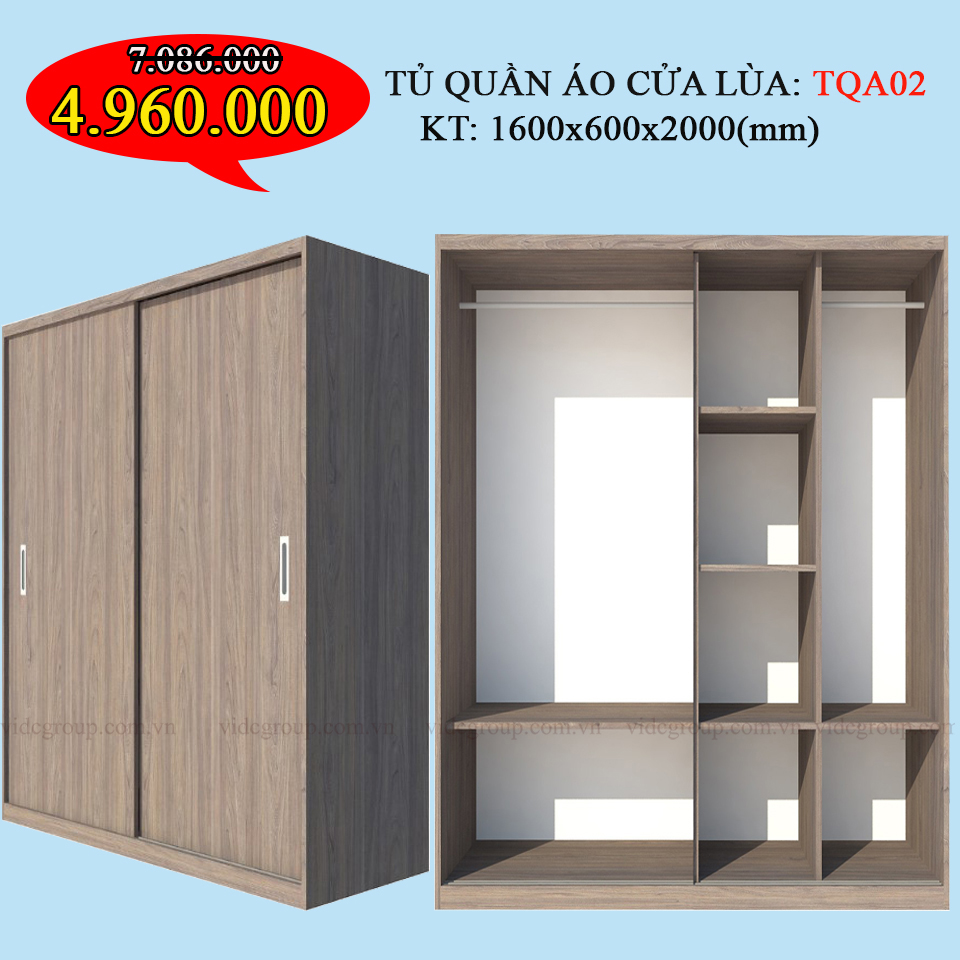 Tủ quần áo TQA02